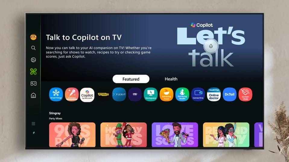 Microsoft Copilot Debuts on Samsung TVs