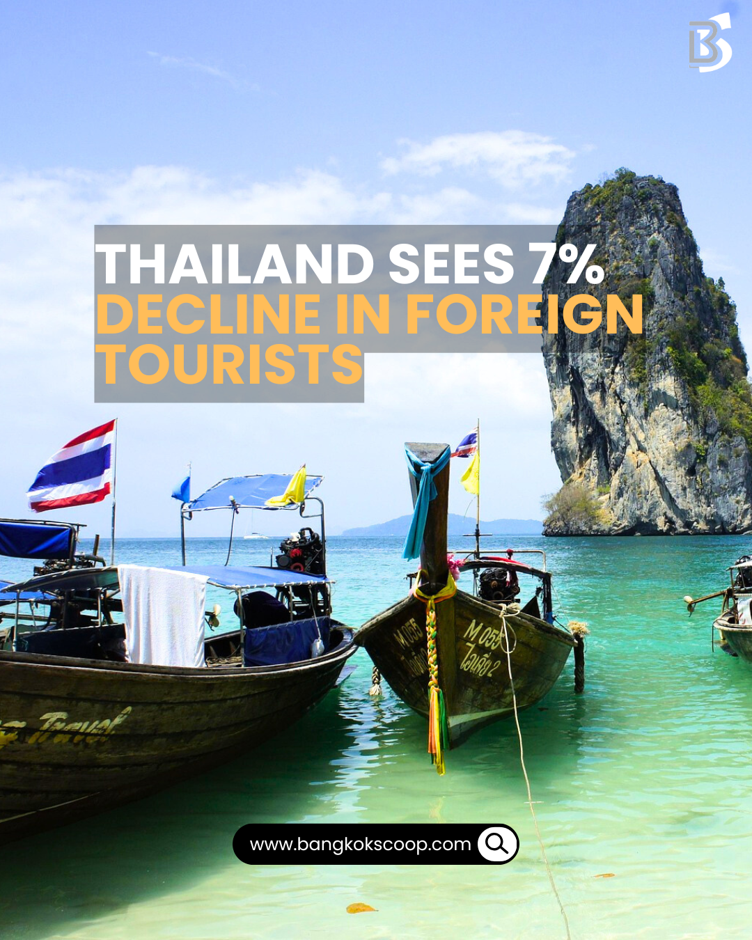 Thailand Sees 7% Decline in Foreign Tourists