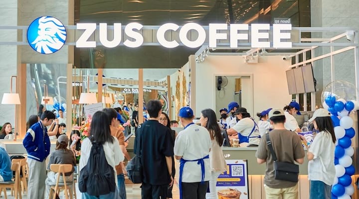 Zus Coffee Enters Thailand with First Bangkok Stores
