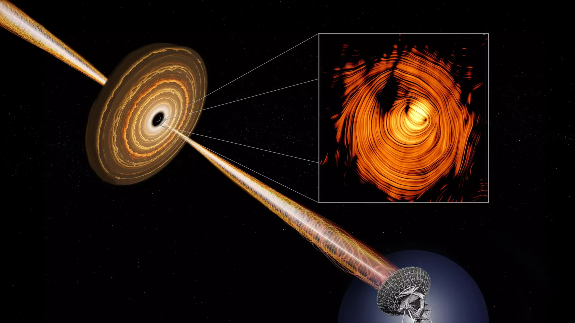 Astronomers Uncover Cosmic “Engine” Inside the Eye of Sauron