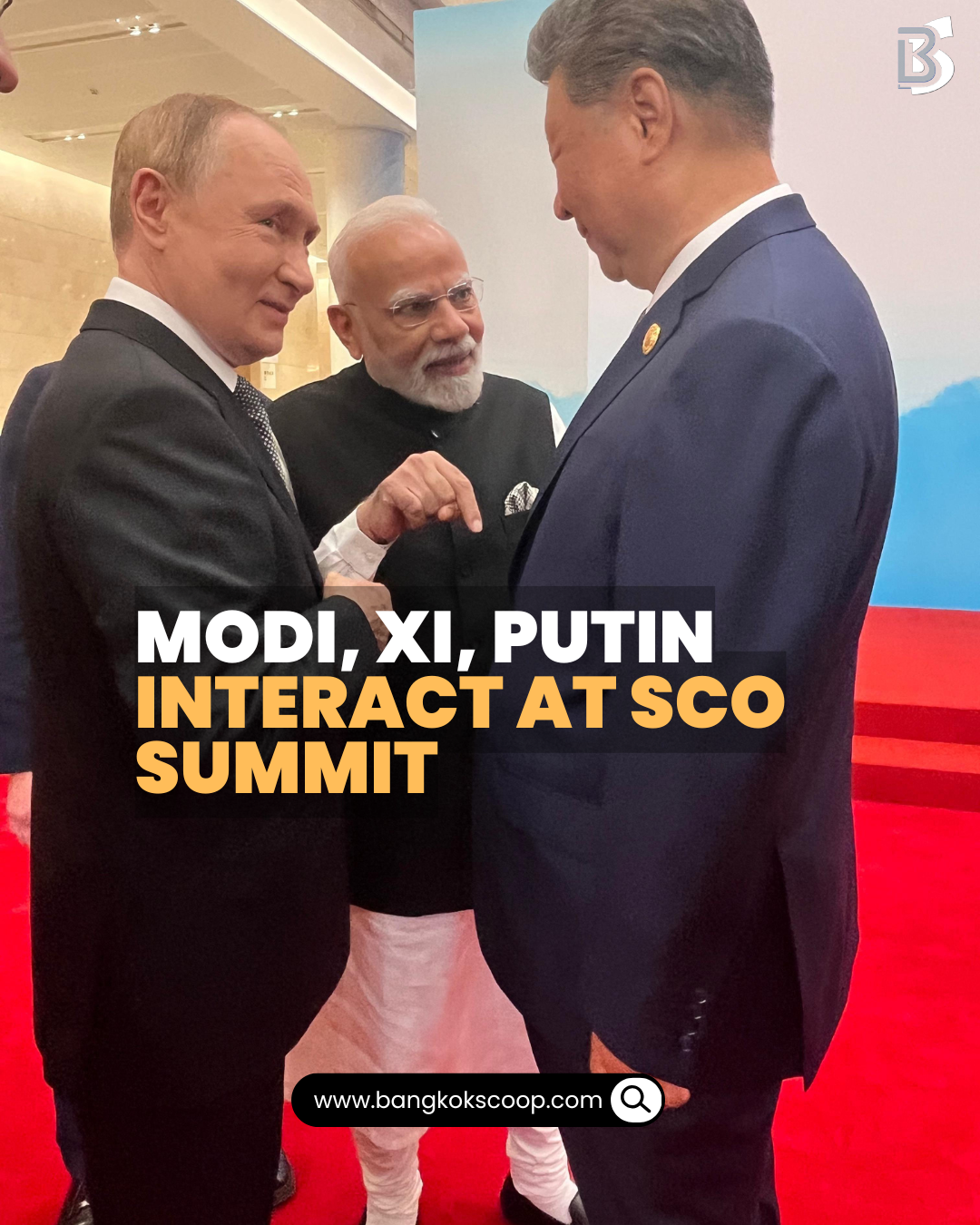 Modi, Xi, Putin Interact at SCO Summit