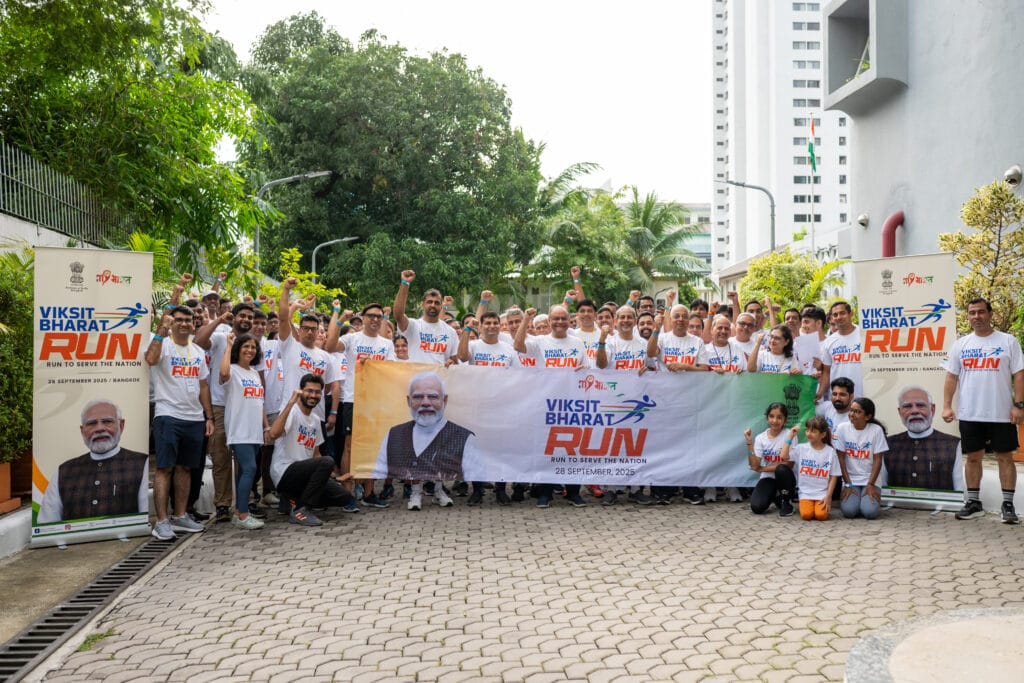 Indian Embassy Bangkok Hosts Inspiring Viksit Bharat Run 2025