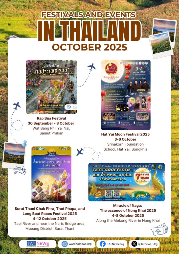 Thailand Cultural Festivals & Events – October 2025