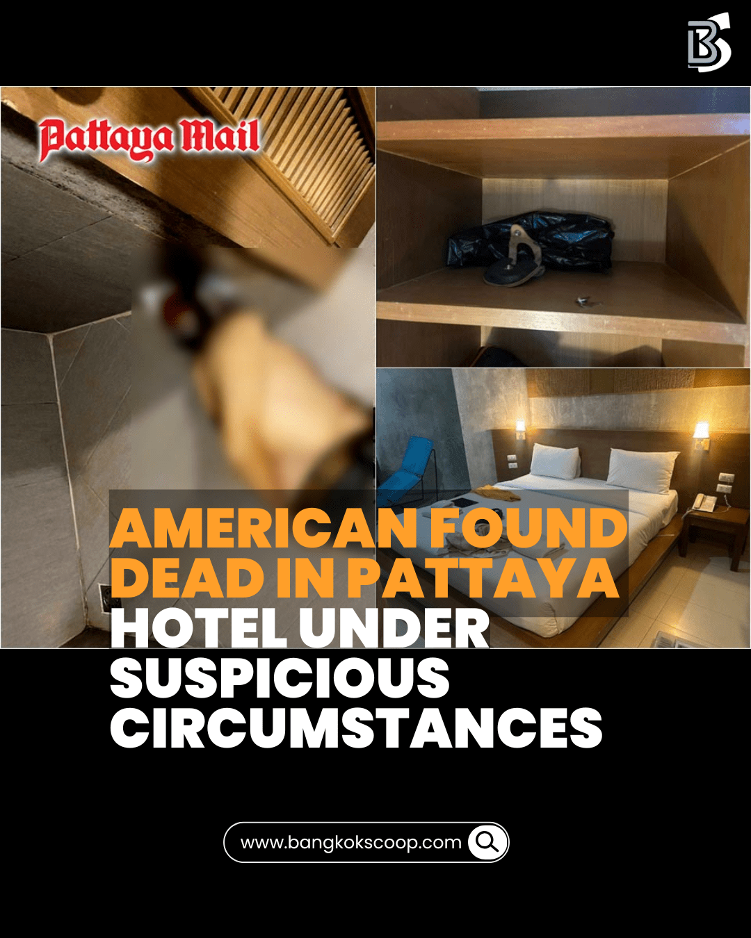 American Found Dead in Pattaya Hotel Under Suspicious Circumstances