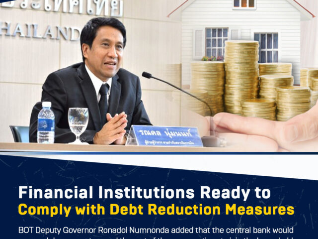 Financial Institutions Ready to Comply with Debt Reduction Measures