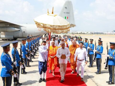 Sacred Relics of Lord Buddha and His Disciples Arrive in Thailand for Exposition