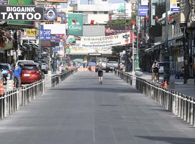 Khao San Road Closes For Three Days After Ten Covid-19 Cases Found