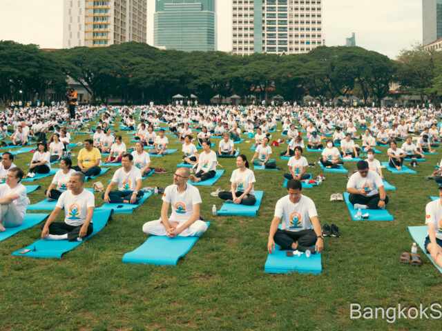 Massive Turnout of 5000+ Yoga Lovers at The Embassy of India’s Event, Bangkok!