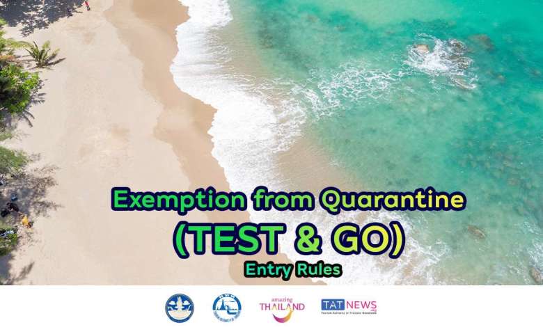 UPDATED! TEST & GO rules from 1 March 2022