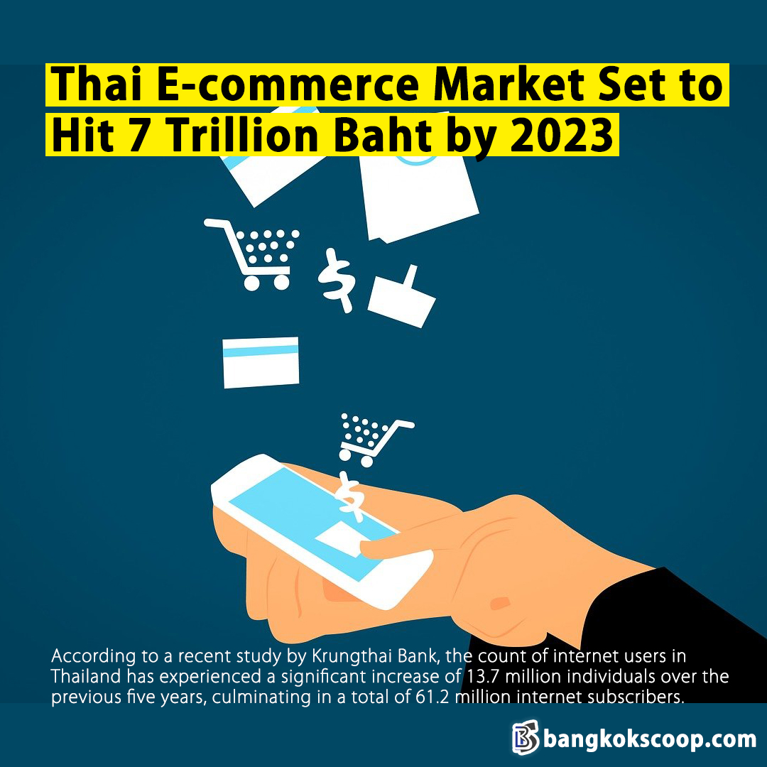 Thai E-commerce Market Set to Hit 7 Trillion Baht by 2023