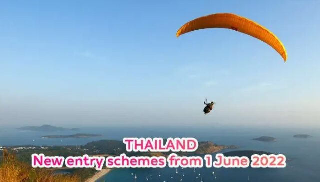 Thailand’s entry requirements from 1 June 2022