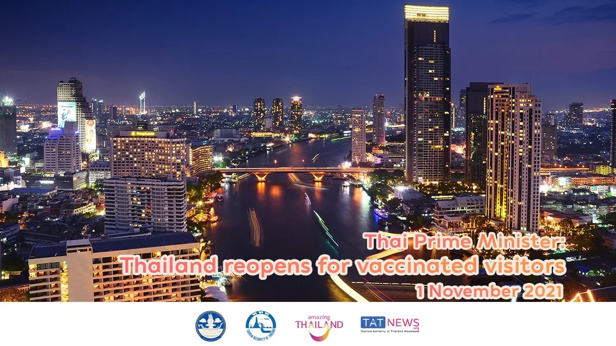 Thailand to lift quarantine for vaccinated visitors from low-risk countries from November