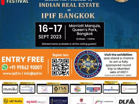 Indian Real Estate Showcase in Bangkok: Sep 16-17, 2023, Marriott Marquis