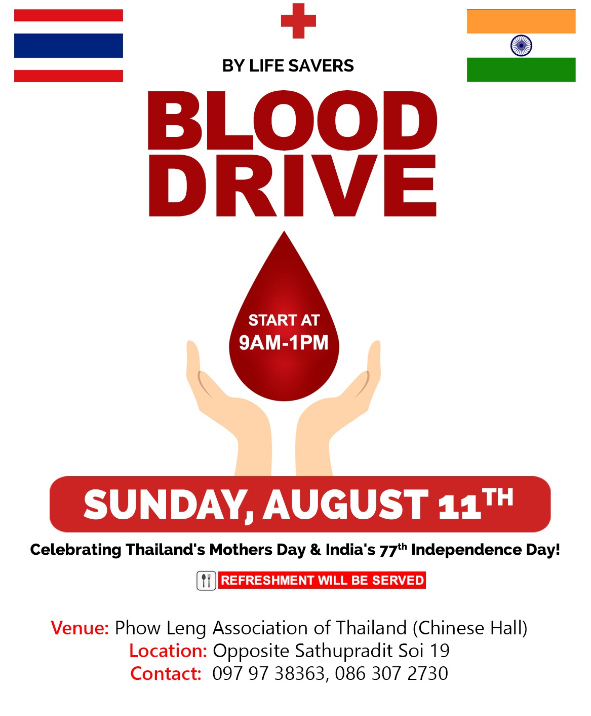 Celebrate Mother's Day and Independence Day: Join Our Voluntary Blood Donation Camp!