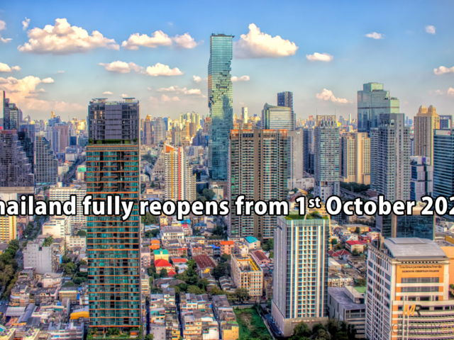 Thailand fully reopens from 1 October 2022